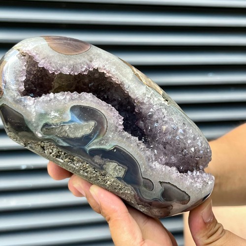 Crystal geode cluster - ,