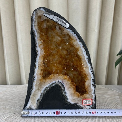 5lb natural citrine geode - citrine,