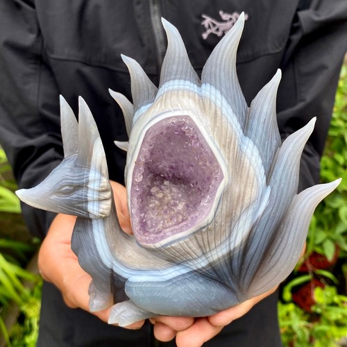 07lb natural agate geode - natural,