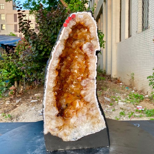 41lb natural citrine - , geode