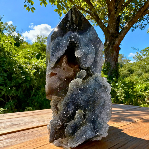 Natural black sphalerite - natural,