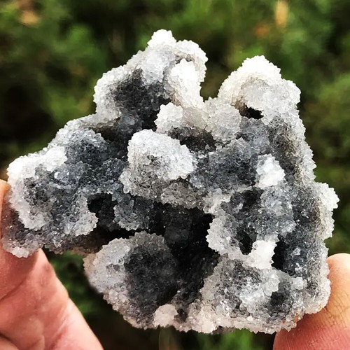 120g black sphalerite druzy - sphalerite,